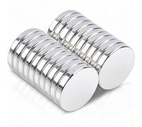 Pack of 20 Neodymium Magnets, 18 x 3 mm Small Magnet Rare Earth Magnets Extra Strong for Magnetic Board, Round Strong Magnet for Fridge, Whiteboard, Craft, Office