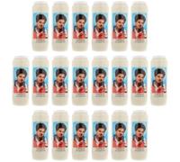 Pack of 20 Novena Candles of Saint Carlo Acutis - Novena Candle - Christian Cult in Vegetable Wax