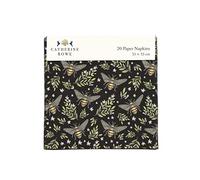 Pack of 20 Paper Serviette Napkins - 'Honey Bee' Design by Catherine Rowe - Disposable Tableware - by Museums & Galleries