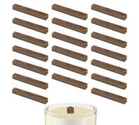 Pack of 20 Permanent Wicks for Wax Eaters, Candle Wicks for Thick Outdoor Candles, Suitable for Permanent Candle, Table Fire, Melting Light and Melting Fire