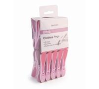 Pack Of 20 Pink Clothes Pegs
