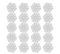 Pack of 20 Pond Protection Net Protectors, Protective Net Cover, Garden Net, Fish Safety, Protection, Outdoor Pond Cover to Keep Leaves Away and Protect Koi or