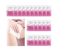 Pack of 20 Post After Wax Wipes BODY USE Waxing Post Wax Treatment Wax Calming Oil Wipes Post Waxing Cleanser for the Skin Wipes for All Skin Types After Wax Wipes for Hair Removal