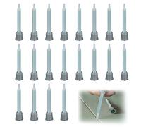 Pack of 20 premium static mixers, static mixer for pipe flow, 1:1, static mixer, mixing nozzles, mixer tips, plastic adhesive, mixing pipe design, helix for pipe flow, reorganisation motion mixing