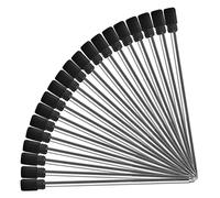 Pack of 20 Replacement D1 Black Ink Refills for Tech Tool Ballpoint Pen or Other Multifunctional Pens