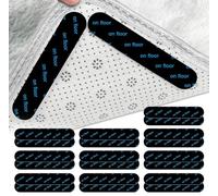 Pack Of 20 Rug Gripper | Reusable & Anti-Slip Rug Grippers For Laminate Floor and Wooden Floors, Multi-Purpose Washable Carpet Tape & Grippers For All Kinds Of Rugs & carpet (Pack Of 20)