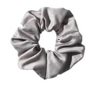 Pack of 20 Satin Hair Bobbles for Women, Plain Hair Scrunchies, Soft Elastic Thick Bands, Hair Band Ponytail Holder for Women, Hair Accessories, Grey