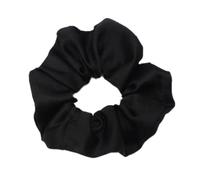 Pack of 20 Satin Hair Bobbles for Women, Plain Hair Scrunchies, Soft Elastic Thick Bands, Hair Band Ponytail Holder for Women, Hair Accessories, Black