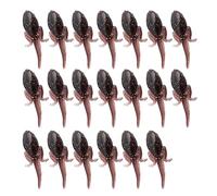 Pack Of 20 Simulation Baits Realistic Soft Fishing Lures Artificial Baits With Barbed Hook Tiny For Trout Dynamic Tail Fishing Lure
