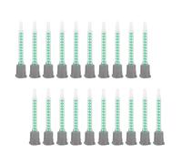 Pack of 20 static mixer for 2K adhesive, two-component adhesive, epoxy resin mixing nozzles with bayonet connection, 1.5 mm diameter for precise mixing, ideal for DIY projects and professional