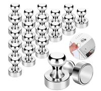 Pack of 20 Strong Giantzhong Neodymium Magnets, Extra Strong Mini Magnets, 12 x 16 mm, Small Fridge Magnets for Notice Boards, Pegboard, Whiteboard, Magnetic Board, Not Suitable for Glass Materials
