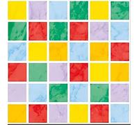 Pack of 20 Traditional Modern Art Tile transfers Stickers Peel and Stick backsplash Room Decor self Adhesive Oil Proof Vintage Victorian Moroccan Black Cream Mosaic (Multicoloured)