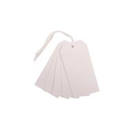 Pack Of 20 White Strung Tags 60 X 120mm