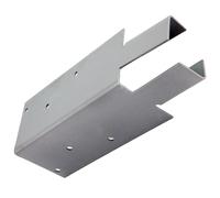Pack of 20 x 200mm x 62mm x 62mm Galvanised Mortice Arris Rail Brackets