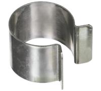 Pack of 20 Zinc Coated Metal Greenhouse Clips 25mm x 30mm