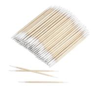 Pack of 200 7 cm Thin Cotton Buds with Double-Sided Tip, Double-Sided Pointed Disposable Cotton Sticks, Cotton Buds Made of Wood, Microbrush Sticks, Cotton Buds, for Beauty