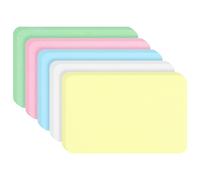 Pack of 200 Blank Paper Cards, 8.5 x 5.5 cm Index Cards, Colourful Flashcards, Blank Cards for Designing, Business Cards, Paper, DIY Gift Card, Vocabulary Cards, Playing Cards (5 Colours)