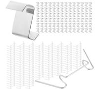 Pack Of 200 Greenhouse Glass Clips - Includes 100 W Clips And 100 Z Clips