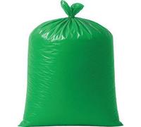 Pack Of 200 Heavy Duty Recycled Refuse Bags - Green