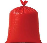 Pack Of 200 Heavy Duty Recycled Refuse Bags - Red