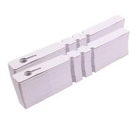 Pack of 200 Labelling Tapes, Plants Trees Shrubs Hanging Plant Signs Plant Labels Tag Label, PVC Plastic 20 x 2 cm, Weatherproof with Loop for Attachment, White