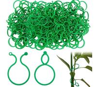 Pack of 200 Plant Clips Attachment, Secured Plant Clip, Plastic Climbing Plant Clips, Plant Secure, Tomato Clips, Connecting Pepper, Cucumber, Vines, Ideal, for Plant Securing