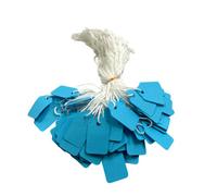 Pack Of 200 Small Blue Strung Tags 13 X 20mm