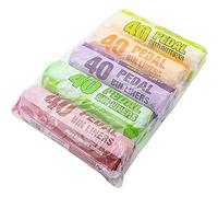 Pack of 200 Swing Bin Liners - Scented with Tie Handles Rubbish | Heavy Duty Refuse Sacks, Bin Bags, Recycled, Tear Resistant - For Household, Office, Kitchen & Caterers - Helps Eliminate Odours