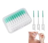 Pack of 200 Teeth Cleaning Spaces, Interdental Brushes, Soft Interdental Brushes, Gum Soft Picks, Toothbrush Spaces, Dental Floss Stick for Cleaner Teeth Cleaning Tool