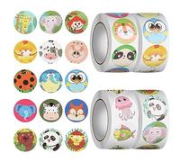 Pack of 2000 Motivational Stickers for Children Self-Adhesive Reward Stickers Primary School Teacher Supplies Reward Stickers Children Animals Reward Stickers Praise Praise Stickers for School