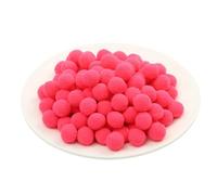 Pack of 2000 Pompoms 1 cm - Pompoms Fluffy Pompoms, Plush Balls, Felt Balls, Fluffy Balls, Decorative Pompoms for Clothes, Accessories, Bags, Hats and Shoes (22_Bright Pink)