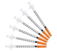 Pack of 20pcs 0.5 ml/cc 27G (0.4 x 12.7mm) Plastic Tube ,Multipurpose Measuring Tools Individually Packed (27G 1/2" 0.5ml/cc)