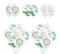Pack of 21 Communion Balloons, Decorative Confirmation Balloons, White Balloons for Christening, First Communion Christmas