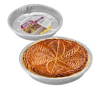 Pack Of 21 Extra Large Foil Pie Dish - Aluminium Round Foil Pans | Disposable, Baking Trays | Small Pie, Tins Pot Ideal for, Shepherds Pie, Steak Pies, Pot Pies, Quiche, Pastries and Cake