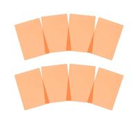 Pack of 24 A5 Plain Peach Dyslexia Overlay Reading Sheets - PET Material, Rounded Corners