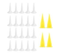 Pack of 24 Caulk Nozzle Caulking Replacement Tips Extension Nozzles Applicator Sausage Extender Tip Cone Tools Caulking Nozzle Tips