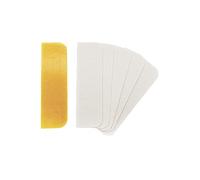 Pack of 24 Fire Essentials 100 x 30 x 1.0mm MAP Radius Corner Self Adhesive Intumescent Hinge Pads