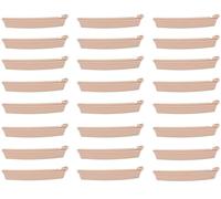 Pack of 24 Ostomy Curved Drainable Pouch Sealing Clamp for Colostomy and Ileostomy Bags, Reusable Tail Closure Clips for Ostomy Bags
