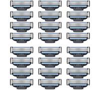 Pack of 24 Razor Blades, Replacement Blades for Wet Razor, Men's Razor Blade, Compatible with Gillette Blades, Razor Blades