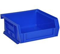 Pack of 24 x Rhino Tuff Bin05 Plastic Storage Parts Bins - Small Stacking Component Box Ideal for Garage Workshop or Warehouse Picking Bin