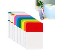 Pack of 240 File Tabs, Adhesive Strips, Self-Adhesive, Colourful Page Marker Labels, Adhesive Note Tabs for Marking and Highlighting for Books, Folders, Documents