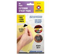 Pack Of 240PC Heavy Duty Exterior Sticky Pads - Double Sided Strong Permanent Adhesive | Ideal for Hanging Pictures, Decorations, Mounting Items In Home Decor, Office & Car | Peel, Stick & Press