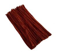 Pack of 25/50/100/250/500 30cm Pipe Cleaners for Arts & Crafts [Brown, Pack of 25]