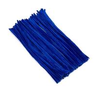 Pack of 25/50/100/250/500 30cm Pipe Cleaners for Arts & Crafts [Dark Blue, Pack of 25]