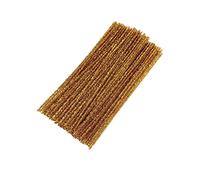 Pack of 25/50/100/250/500 30cm Pipe Cleaners for Arts & Crafts [Glitter Gold, Pack of 25]