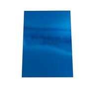 Pack of 25 A4 220gsm Single Sided Shiny Foil Blue Card