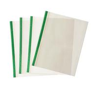 Pack of 25 A4 Premium Glass Clear Punched Pockets (90 Micron)