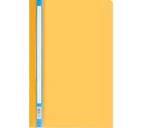 (Pack of 25) A4 Project Folder Clip File Plastic Report Files 2 Prong, A4 Report Project Document File Folders, Presentation Project Folder for Office School (Yellow)
