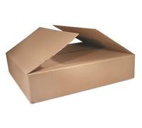 Pack of 25 A4 Sized Mailing Packing Cardboard Boxes - Single Wall - 12” x 9” x 4"/305mm x 229mm x 102mm