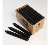 Pack of 25 Black Candles in Window Box